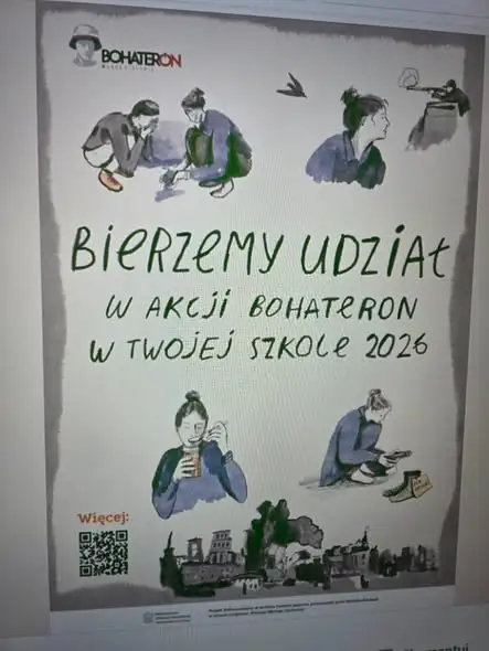 Uczniowie klasy 6B poznają losy Powstańców Warszawskich w projekcie BohaterON