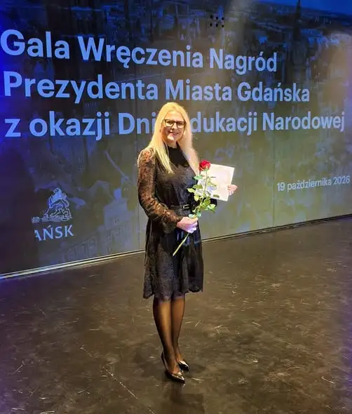 Nauczycielka z Gdańska nagrodzona przez Prezydenta Miasta za wybitną pracę